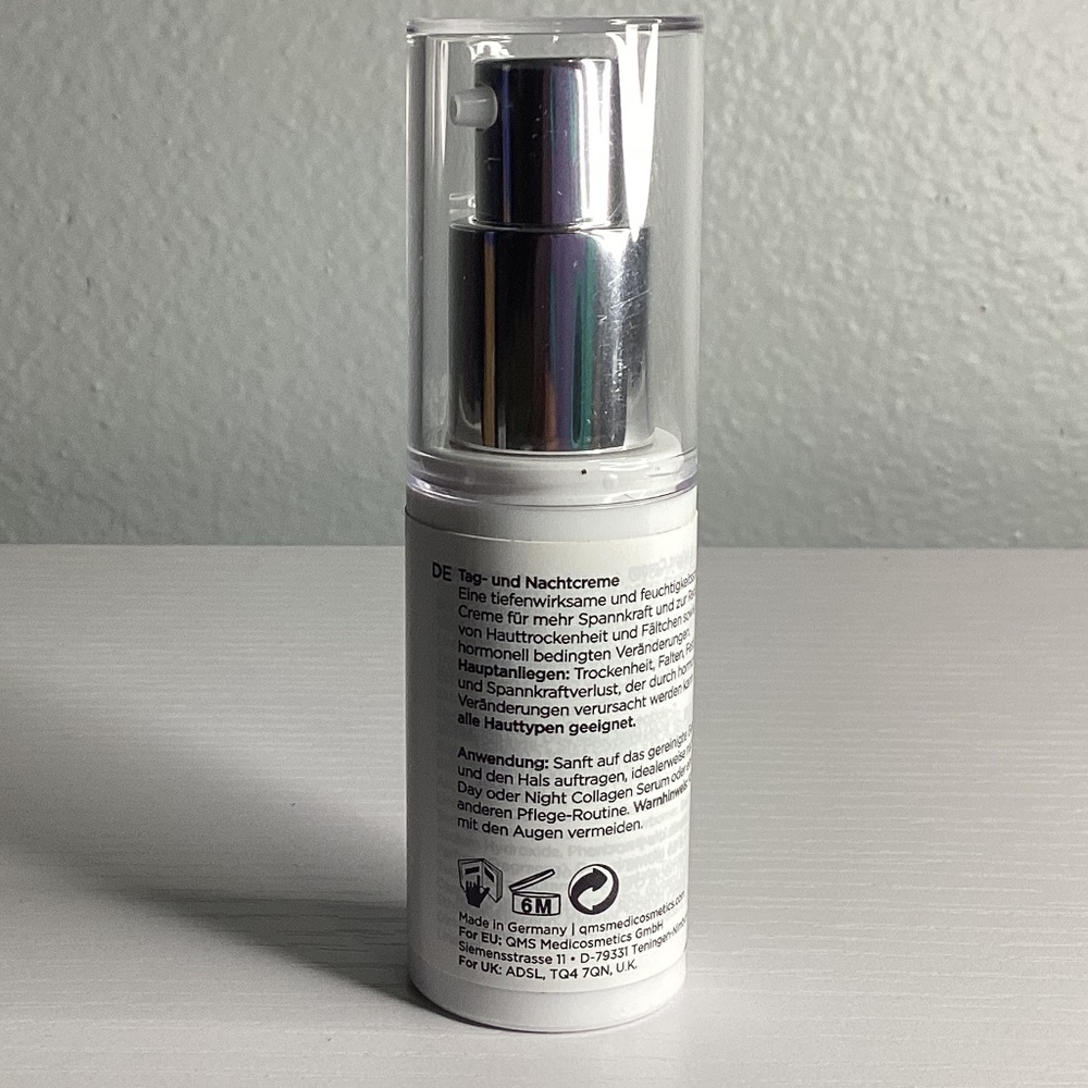 QMS Medicosmetics Collagen Recovery Day and Night Cream .5 Oz New MSRP $169 - Picture 2 of 3